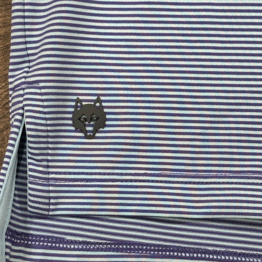 Greyson Blue and Purple Performance Polo Shirt - Picture 4 of 7